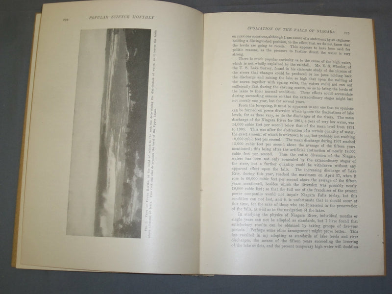 1908 SPOLIATION OF THE FALLS OF NIAGRA BY DR. J. W. SPENCER - J 4919