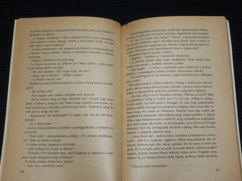 1979 SARGA ROZSA SOFTCOVER BOOK BY JOKAI MOR - J 6911