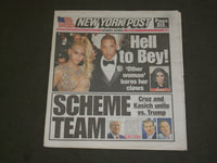 2016 APRIL 25 NEW YORK POST NEWSPAPER-NY ISLANDERS WON PLAYOFF SERIES IN 23 YRS
