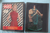 HOLLYWOOD MOVIE STAR SCRAPBOOK PAGES - 200+ PAGES AND 3 EMPTY ALBUMS - E 26488