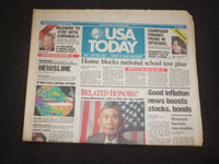 1997 SEP 17 USA TODAY NEWSPAPER - GOOD INFLATION NEWS BOOSTS STOCKS - NP 7869