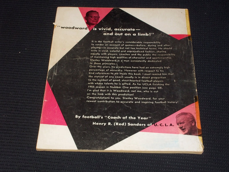 1955 STANLEY WOODWARD'S FOOTBALL MAGAZINE - GEORGE WELSH NAVY COVER - E 6335