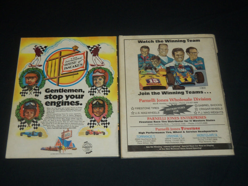 1970-1971 THE CALIFORNIA 500 RACE PROGRAMS LOT OF 2 - NICE PHOTOS - J 5643