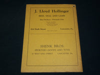 1941 NOV 8 MILLERVILLE STATE VS. SHIPPENSBURG STATE FOOTBALL PROGRAM - J 5966