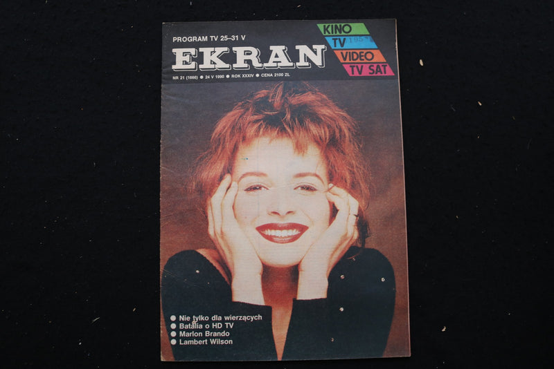 1990 MAY 24 EKRAN MAGAZINE - NICE COVER - E 25161