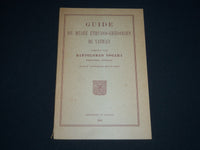 1933 GUIDE DU MUSEE ETRUSCO - GREGORIEN DU VATICAN - FRENCH - J 4151