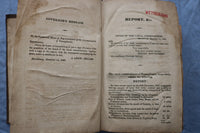 1828 PENNSYLVANIA SENATE JOURNAL 1828-29 SESSION VOL II - FOLD-OUTS - KD 9591