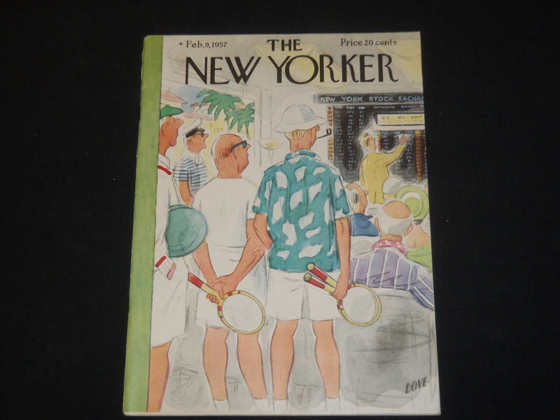 1957 FEBRUARY 9 THE NEW YORKER MAGAZINE - ILLUSTRATED COVER - NY 603