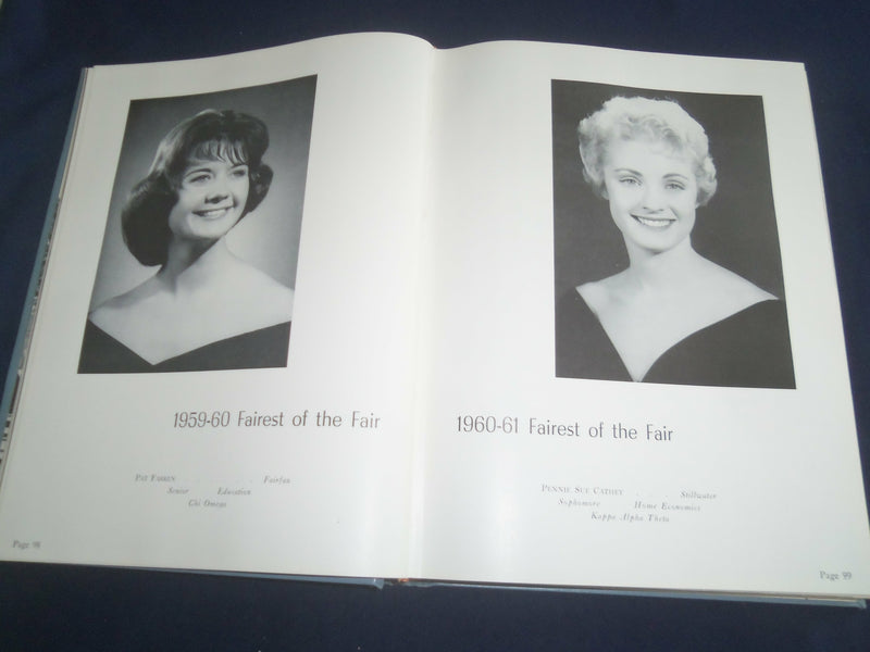 1961 REDSKIN OKLAHOMA STATE UNIVERSITY YEARBOOK - STILLWATER, OKLAHOMA - YB 2329
