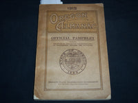 1915 STATE OF OREGON ALMANAC OFFICIAL PAMPHLET - J 8500