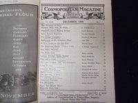 1909 DECEMBER COSMOPOLITAN MAGAZINE - NICE COVER, ADS AND ARTICLES - ST 3032
