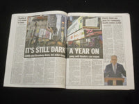 2021 MARCH 12 NEW YORK DAILY NEWS NEWSPAPER - 1 YEAR AGO BROADWAY WENT DARK