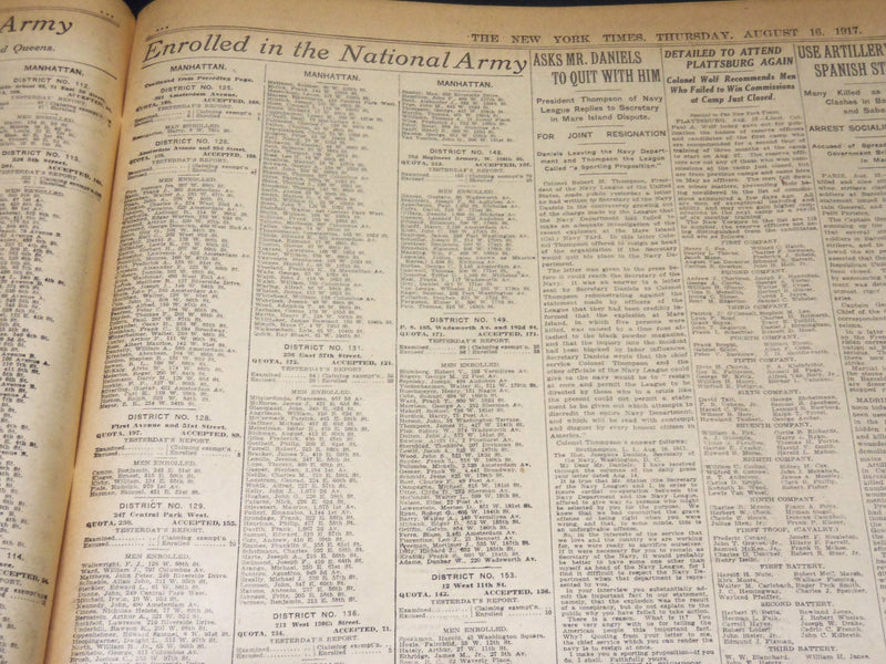 1917 AUGUST 16 NEW YORK TIMES - ENGLAND GIVES OUT POPE'S NOTE - NT 8513