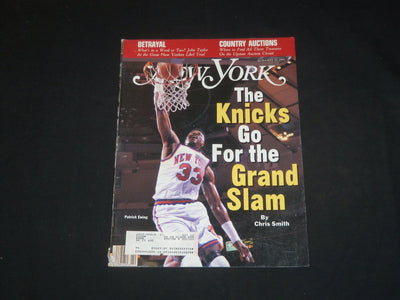 1993 MAY 31 NEW YORK MAGAZINE - PATRICK EWING, KNICKS GO FOR GRAND SLAM- SP 3981