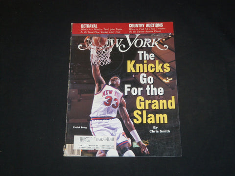 1993 MAY 31 NEW YORK MAGAZINE - PATRICK EWING, KNICKS GO FOR GRAND SLAM- SP 3981