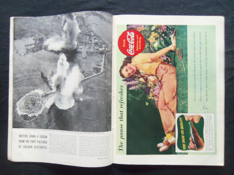 1941 MAY 26 LIFE MAGAZINE - ARMY NURSE - L 236