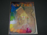 1967 DECEMBER 2 NEW YORKER MAGAZINE FRONT COVER ONLY - GREAT ART FOR FRAMING