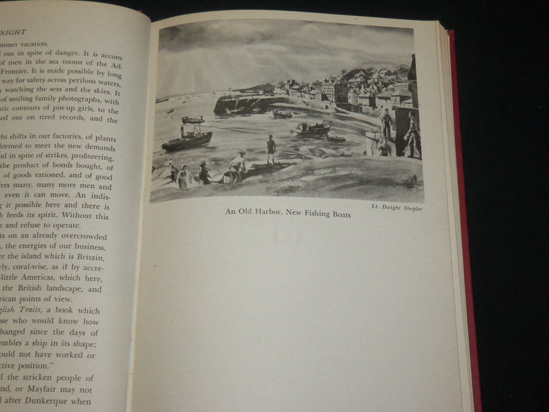 1944 MANY A WATCHFUL NIGHT HARDCOVER BOOK BY LT. JOHN MASON BROWN - KD 6555