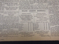 1928 SEPTEMBER 2 NEW YORK TIMES - 85,265 SEE YANKEES WIN TWICE - NT 5355