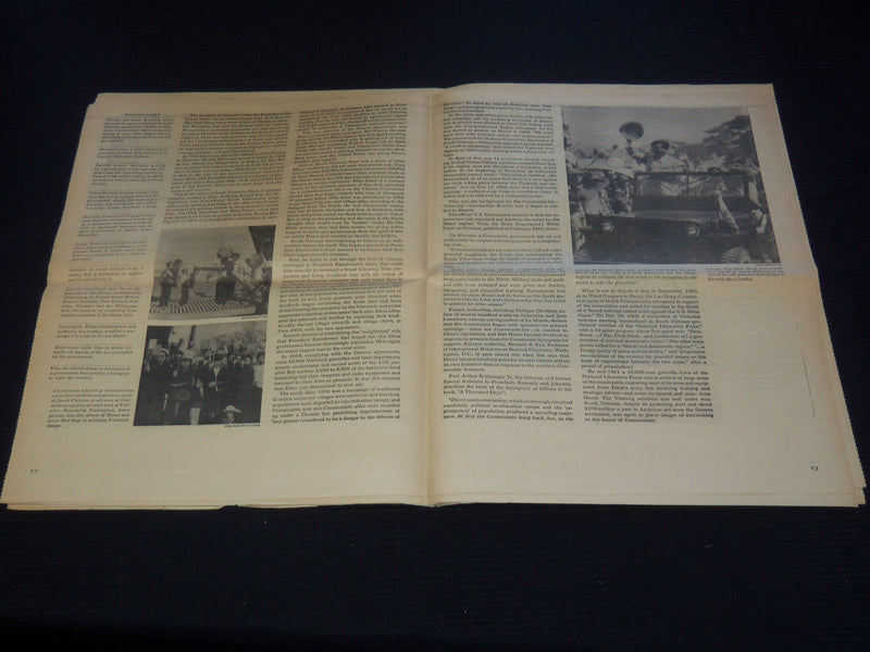 1966 OCTOBER VIETNAM AND THE UNITED STATES NEWSPAPER - ANTHONY AUSTIN - NP 2150S