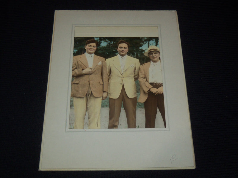 ASSORTED LOT OF MOUNTED PHOTOS - 9 PIECES - #190