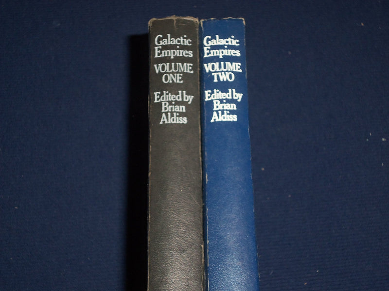 1976 GALACTIC EMPIRES VOLUME 1 & 2 EDITED BY BRIAN ALDISS LOT OF 2 - KD 2644