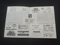 1988 SAN JOSE GIANTS SOUVENIR PROGRAM & SCORECARD VS. MODESTO A'S - ST 457B