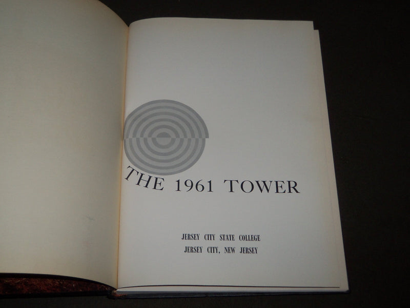 1961 TOWER JERSEY CITY STATE COLLEGE YEARBOOK - NEW JERSEY - PHOTOS - YB 1424