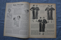 1936 APRIL 4 MODE PRATIQUE MAGAZINE - ROBE DU SOIR - FRENCH - E 26448