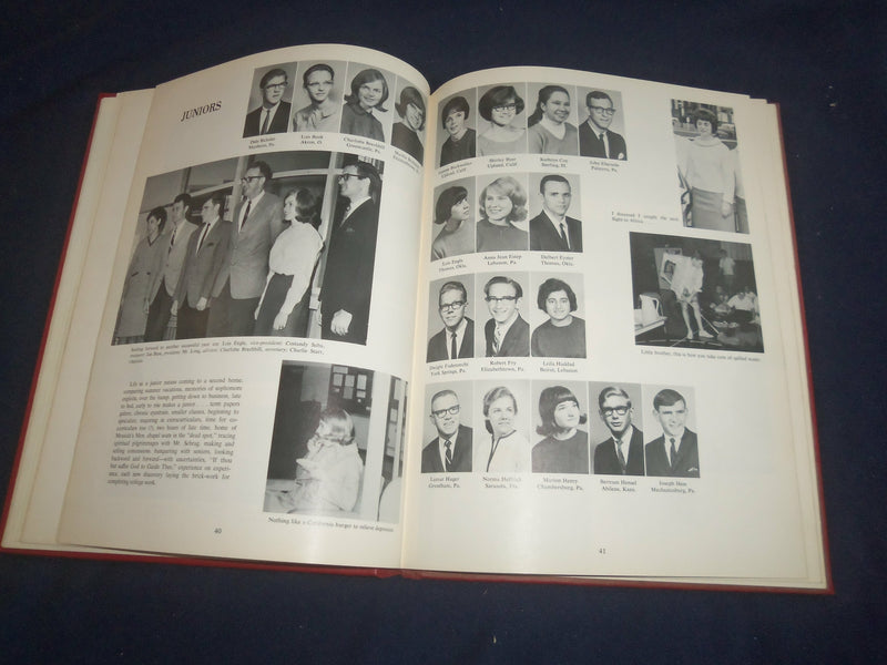 1967 CLARION MESSIAH COLLEGE YEARBOOK - GRANTHAM, PENNSYLVANIA - YB 2363