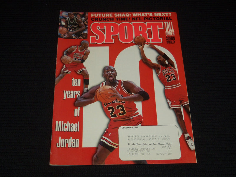 1993 DECEMBER SPORT MAGAZINE - MICHAEL JORDAN COVER - E 12647