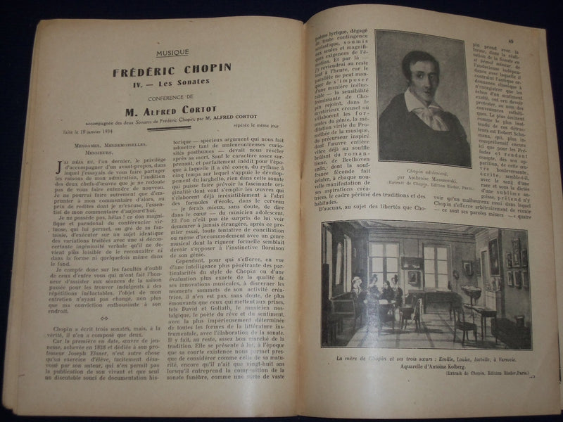1934 CONFERENCIA JOURNAL DE L'UNIVERSITE DES ANNALES LOT OF 3 - FRENCH - J 1723