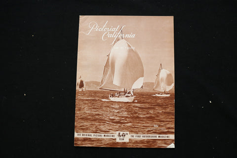 1965 VACATION PICTORIAL CALIFORNIA MAGAZINE - SAILBOATS COVER - E 11099