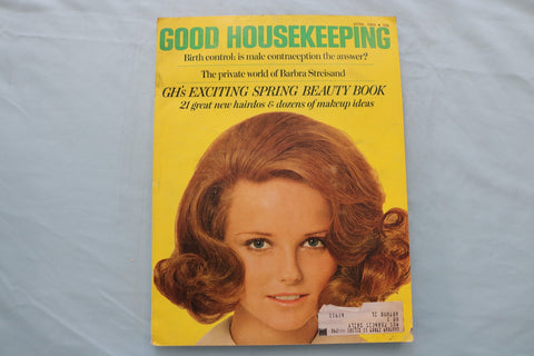 1969 APRIL GOOD HOUSEKEEPING MAGAZINE - CHERYL TIEGS COVER - E 26634