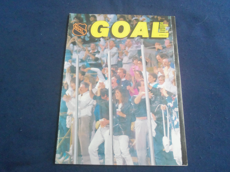 1991 NHL GOAL MAGAZINE - VOLUME XVIII, ISSUE 2- SP 6483J