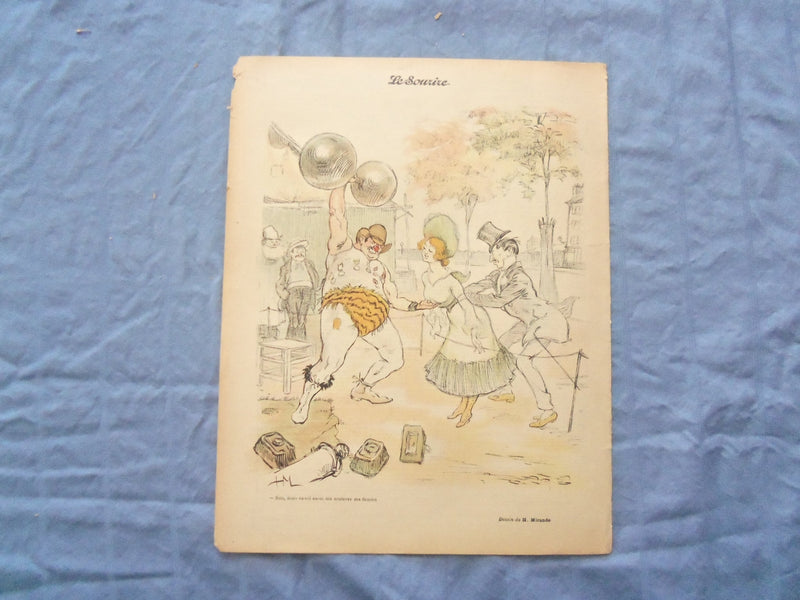 1903 JUNE 27 LE SOURIRE MAGAZINE - ILLUSTRATED COMEDY - FRENCH TEXT - SP 4865R