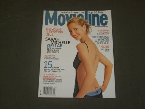2002 MAY MOVIELINE MAGAZINE - SARAH MICHELLE GELLAR COVER - B 1191