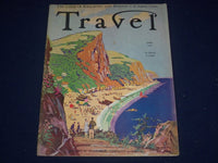 1933 APRIL TRAVEL MAGAZINE - ALONG THE COAST OF DEVON COVER - PHOTOS - J 1389