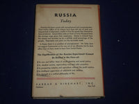 1934 RUSSIA TODAY WHAT CAN WE LEARN FROM IT BOOK BY SHERWOOD EDDY - KD 2628