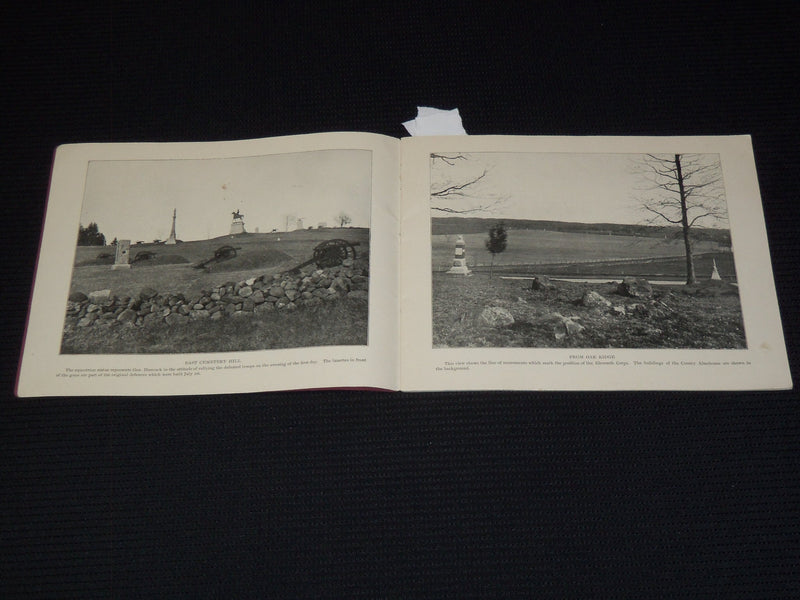 1906 GETTYSBURG NATIONAL PARK VIEWS BOOK - NICE PHOTOS - J 7907
