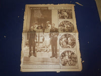 1927-1928 BOSTON HERALD ROTO SECTION - CHARLES LINDBERGH - LOT OF 4 - NP 5027