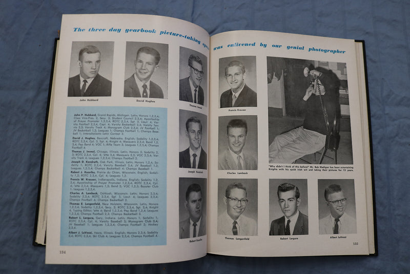 1960 KNIGHT CAMPION JESUIT HIGH SCHOOL YEARBOOK - PRAIRIE DU CHIEN, WI - YB 3399