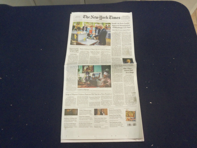2021 FEBRUARY 27 NEW YORK TIMES - SAUDIS' DE FACTO LEADER APPROVED ASSASSINATION