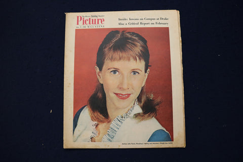 1958 MARCH 9 DES MOINES PICTURE MAGAZINE - JULIE HARRIS COVER - E 23168