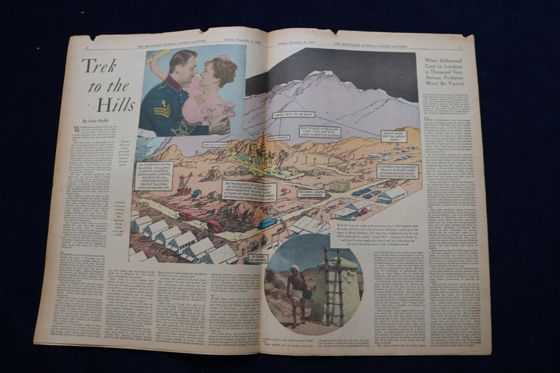 1938 NOV 6 SCREEN AND RADIO MAGAZINE - J. FONTAINE-D. FAIRBANKS COVER - E 23083