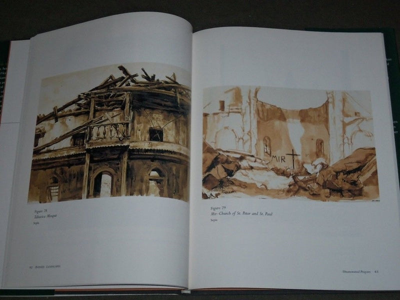 2000 RUINED LANDSCAPES PAINTINGS OF BALKAN WAR ZONE ILLUSTRATED BOOK - KD 1092