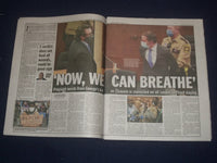 2021 APRIL 21 NEW YORK DAILY NEWS NEWSPAPER - DEREK CHAUVIN CONVICTED OF MURDER