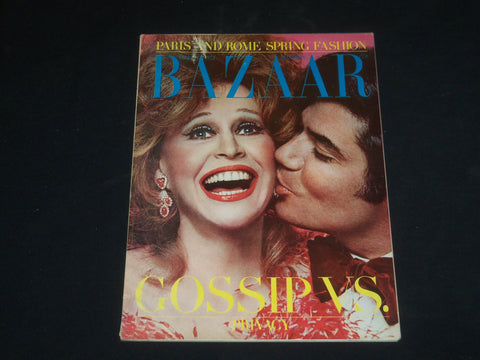 1972 MARCH HARPER'S BAZAAR MAGAZINE - SUZIE & REX REED COVER - SP 4257