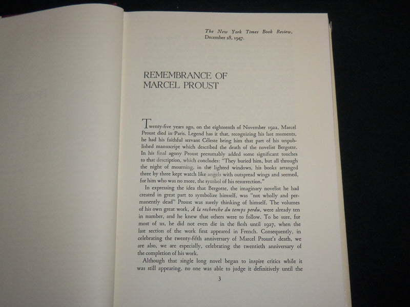 1967 THE FRENCH LITERARY HORIZON BOOK INSCRIBED BY JUSTIN O'BRIEN - KD 6923