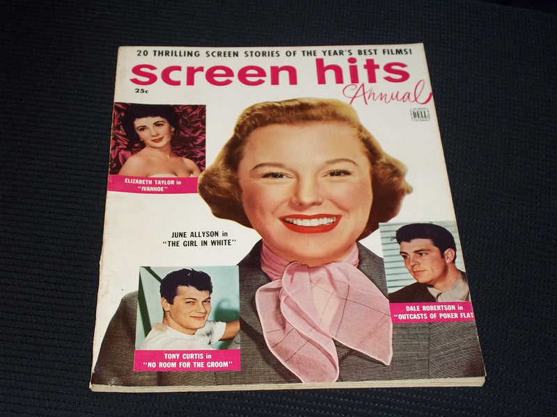 1952 SCREEN HITS ANNUAL MAGAZINE - JUNE ALLYSON FRONT COVER - E 15178
